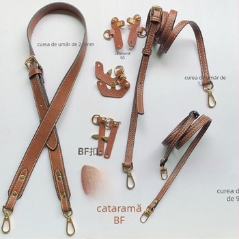 Didi curea PU pentru geantă, extensibilă, accesorii din aliaj, model solid