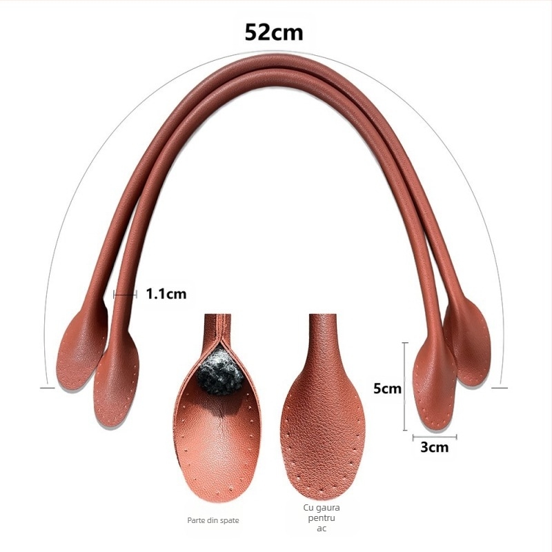 Bază din piele pentru fundul genții cu textură țesută — Didi, piele PU, impermeabilă, ultra ușoară