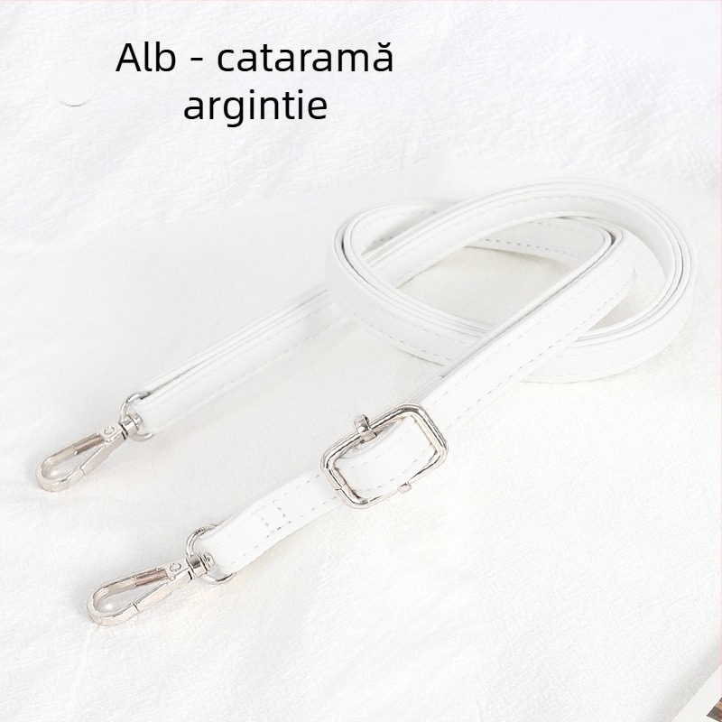 Curea de umăr din PU, reglabilă, subțire, pentru genți mici, stil urban minimalist