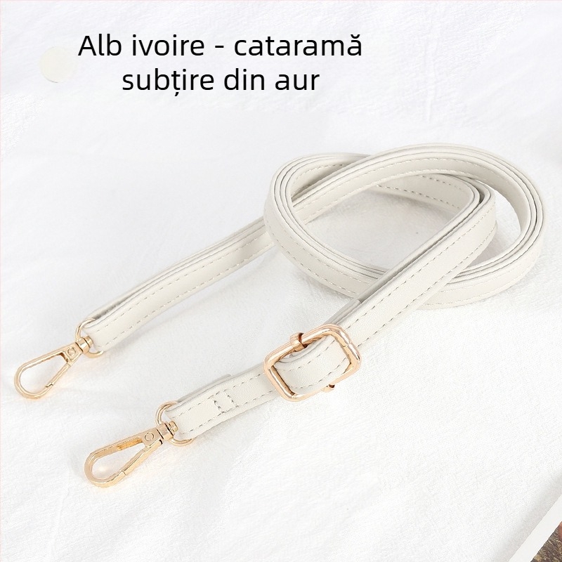Curea de umăr din PU, reglabilă, subțire, pentru genți mici, stil urban minimalist