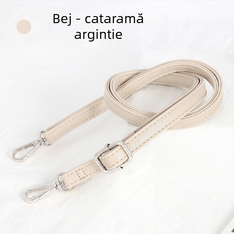 Curea de umăr din PU, reglabilă, subțire, pentru genți mici, stil urban minimalist