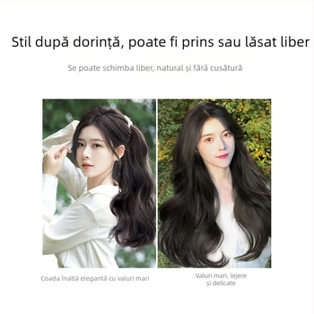 Shuman piesă de perucă cu volum – fir rezistent la temperaturi înalte, mecanism