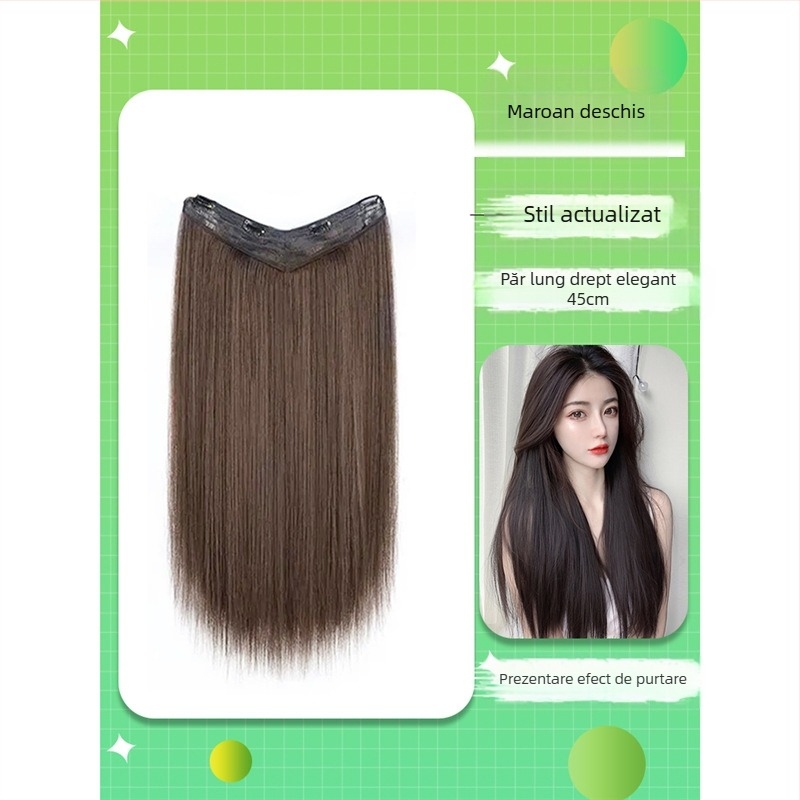 Shuman piesă de perucă cu volum – fir rezistent la temperaturi înalte, mecanism