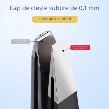 Clește pentru eliminarea punctelor negre cu vârf plat, ac de acnee ultra ascuțit, pentru uz zilnic — Little Teana