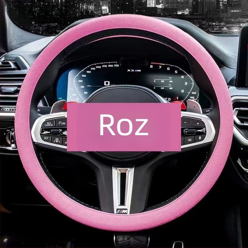 Husă de volan din silicon – absoarbe transpirația, antialunecare, compatibil cu toate modelele, moale și subțire, pentru toate sezoanele