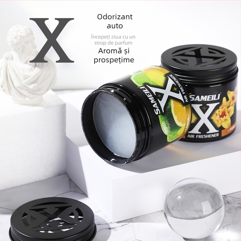 X Series Aromatizant auto - miros floral, carcasă din plastic, 100-200 ml, durată de 31-60 de zile, montaj tip șezut