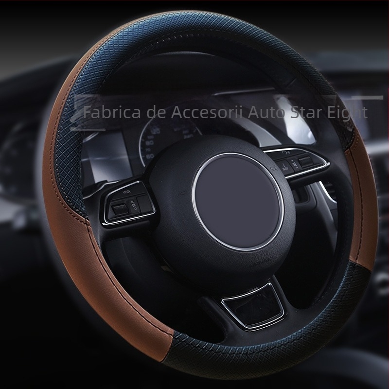 Acoperire volan - stil sport, piele artificială, montaj universal, pentru toate anotimpurile, Jingxi