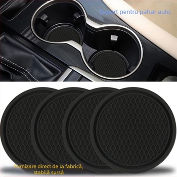 Coaster auto pentru pahar PVC, izolat, antiderapant – Brand YUXUAN