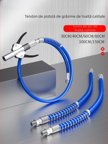 Set accesorii pistol de ungere: furtun, cuplă rezistentă la explozie, cap manual pentru pistol, duză și prelungitor de țeavă — Brand: Other; Model: Other; Domeniu de aplicare: Other