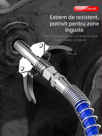 Set accesorii pistol de ungere: furtun, cuplă rezistentă la explozie, cap manual pentru pistol, duză și prelungitor de țeavă — Brand: Other; Model: Other; Domeniu de aplicare: Other