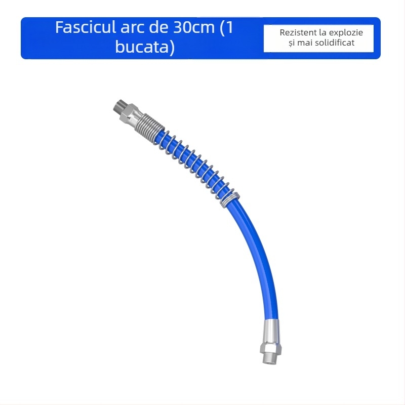 Set accesorii pistol de ungere: furtun, cuplă rezistentă la explozie, cap manual pentru pistol, duză și prelungitor de țeavă — Brand: Other; Model: Other; Domeniu de aplicare: Other