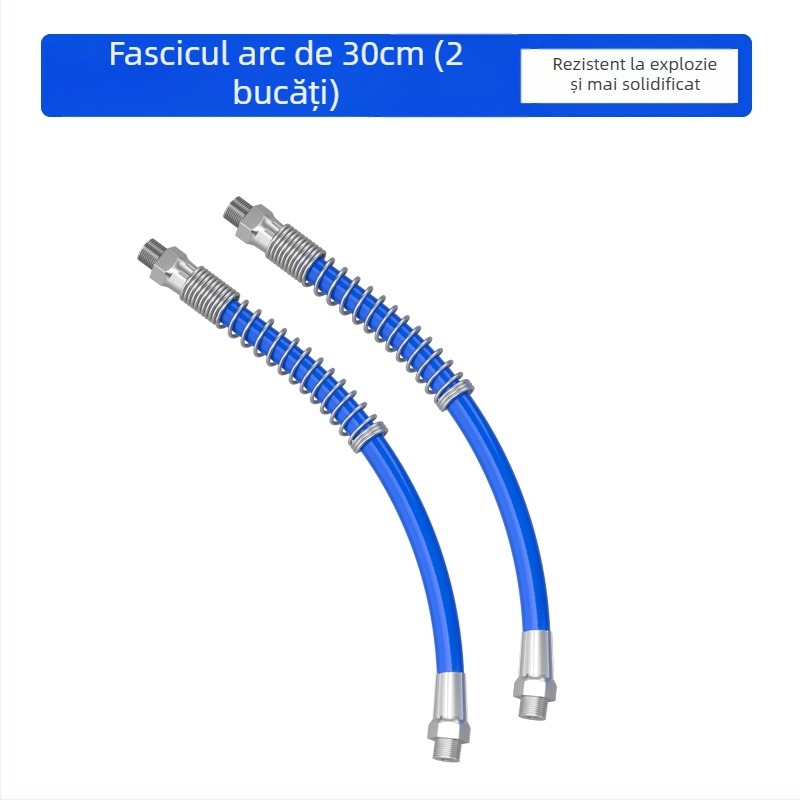 Set accesorii pistol de ungere: furtun, cuplă rezistentă la explozie, cap manual pentru pistol, duză și prelungitor de țeavă — Brand: Other; Model: Other; Domeniu de aplicare: Other