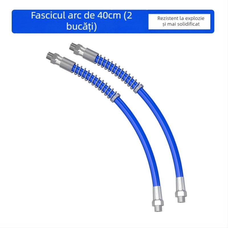 Set accesorii pistol de ungere: furtun, cuplă rezistentă la explozie, cap manual pentru pistol, duză și prelungitor de țeavă — Brand: Other; Model: Other; Domeniu de aplicare: Other