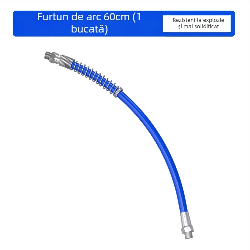 Set accesorii pistol de ungere: furtun, cuplă rezistentă la explozie, cap manual pentru pistol, duză și prelungitor de țeavă — Brand: Other; Model: Other; Domeniu de aplicare: Other