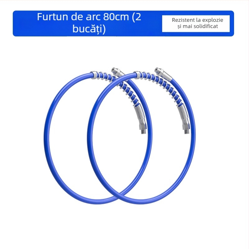 Set accesorii pistol de ungere: furtun, cuplă rezistentă la explozie, cap manual pentru pistol, duză și prelungitor de țeavă — Brand: Other; Model: Other; Domeniu de aplicare: Other