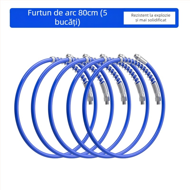 Set accesorii pistol de ungere: furtun, cuplă rezistentă la explozie, cap manual pentru pistol, duză și prelungitor de țeavă — Brand: Other; Model: Other; Domeniu de aplicare: Other