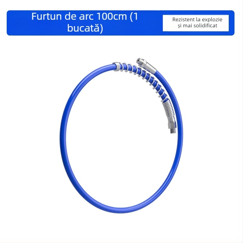 Set accesorii pistol de ungere: furtun, cuplă rezistentă la explozie, cap manual pentru pistol, duză și prelungitor de țeavă — Brand: Other; Model: Other; Domeniu de aplicare: Other