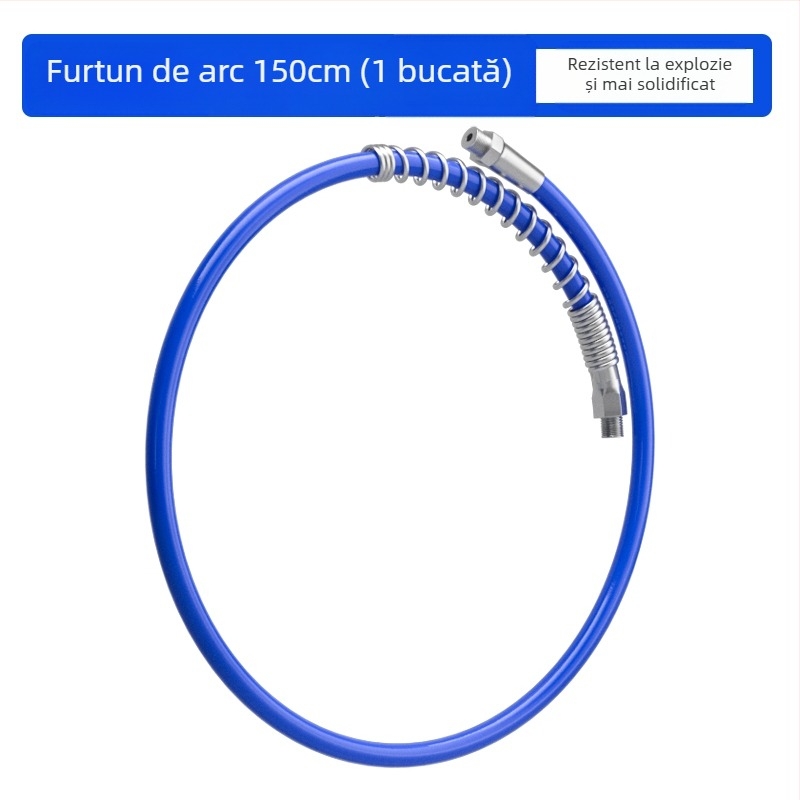 Set accesorii pistol de ungere: furtun, cuplă rezistentă la explozie, cap manual pentru pistol, duză și prelungitor de țeavă — Brand: Other; Model: Other; Domeniu de aplicare: Other