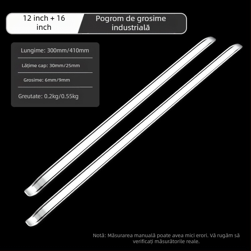 Unealtă de demontare a anvelopelor - crobară MIKUNI RG5024, oțel carbon, capete rotunde și plate, rezistentă la explozie, pentru mașină