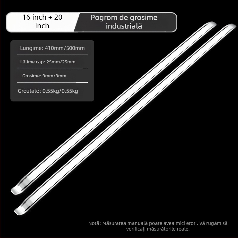 Unealtă de demontare a anvelopelor - crobară MIKUNI RG5024, oțel carbon, capete rotunde și plate, rezistentă la explozie, pentru mașină