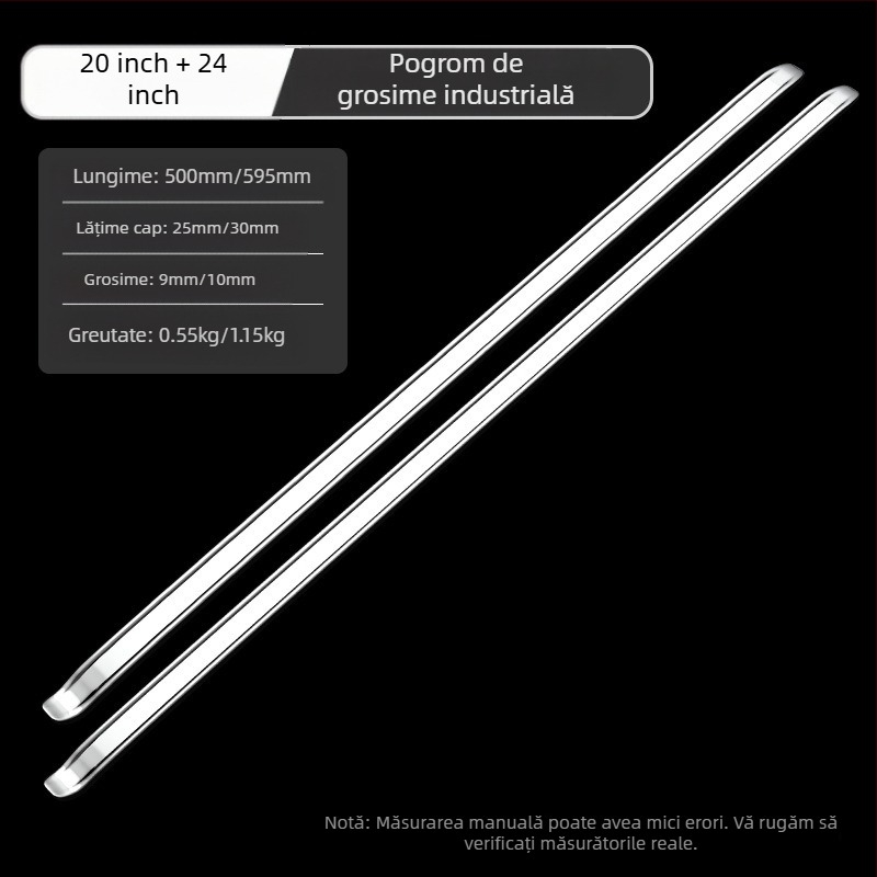 Unealtă de demontare a anvelopelor - crobară MIKUNI RG5024, oțel carbon, capete rotunde și plate, rezistentă la explozie, pentru mașină