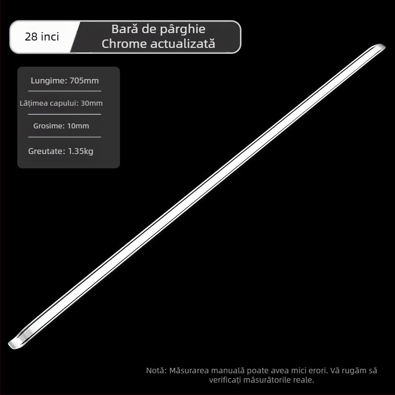 Unealtă de demontare a anvelopelor - crobară MIKUNI RG5024, oțel carbon, capete rotunde și plate, rezistentă la explozie, pentru mașină