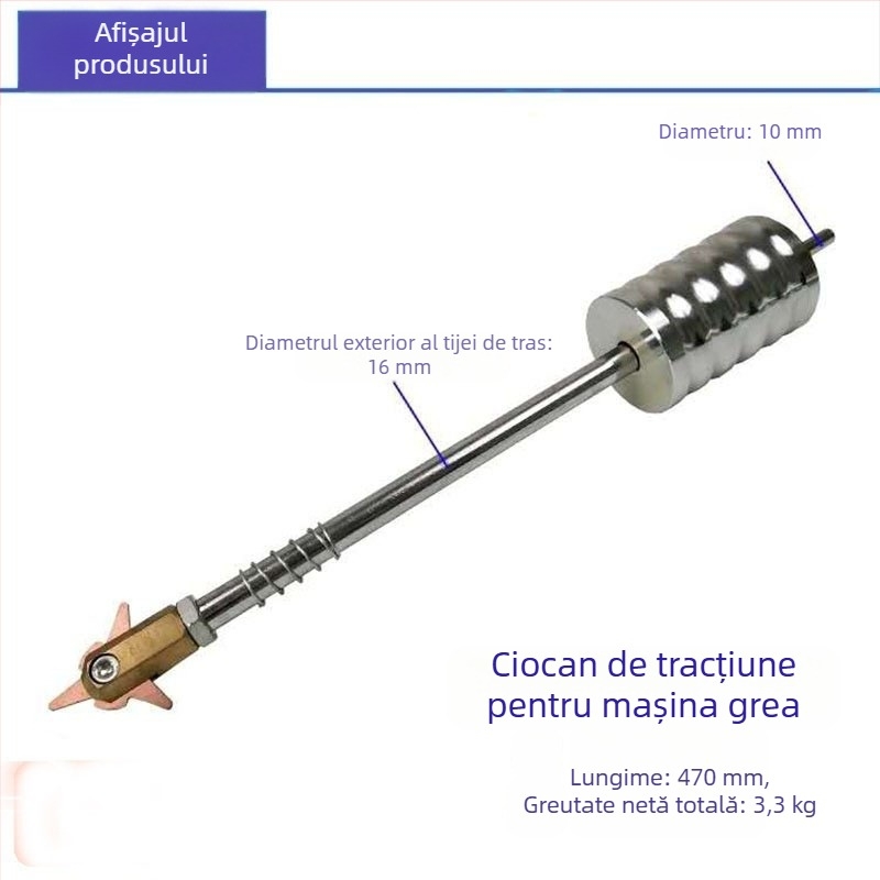 Set de unelte pentru denivelări în tablă metalică pentru mașini — trăgătoare și ciocane, colecție de unelte pentru repararea denivelărilor (Brand: Altul; Material: Altul; Domeniu de aplicare: Implicit)