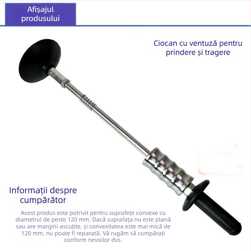 Set de unelte pentru denivelări în tablă metalică pentru mașini — trăgătoare și ciocane, colecție de unelte pentru repararea denivelărilor (Brand: Altul; Material: Altul; Domeniu de aplicare: Implicit)