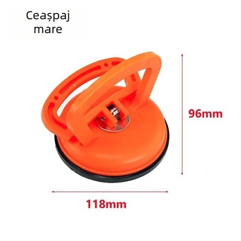 Cupă de vid pentru reparații la denivelări auto, cu o singură clemă, tracțiune mare, pentru sticlă și plăci ceramice; materiale ABS și cauciuc