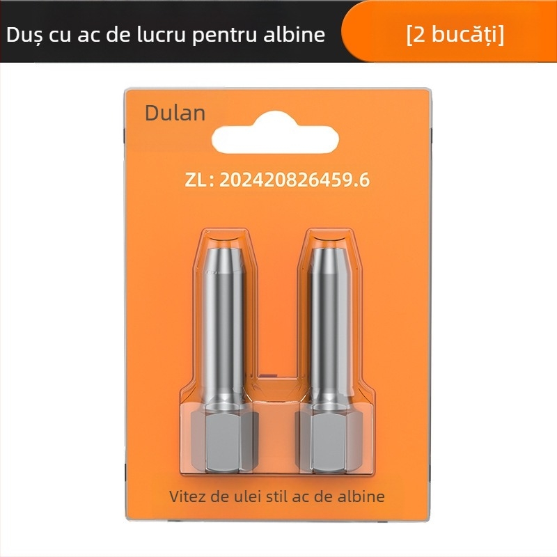 Duza de ungere cu închidere prin clemă, pentru presiune înaltă, din oțel inox, 17000 psi, accesoriu pentru pistol de ungere manual pneumatic
