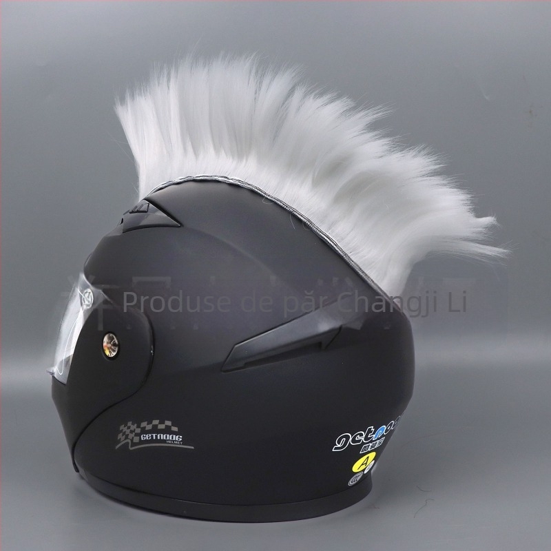 Perucă tip cască, cu fir rezistent la temperaturi înalte, lungime scurtă, model TKJF, accesoriu decorativ