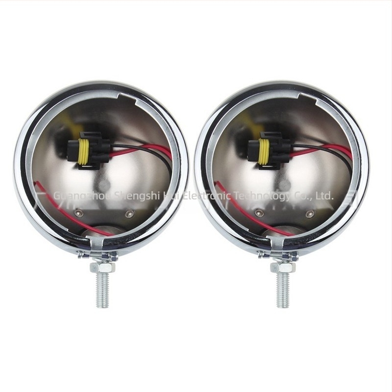 Carcasă pentru farul de ceață al motocicletei - aliaj de aluminiu, 12V, 30W, 3000LM, IP67