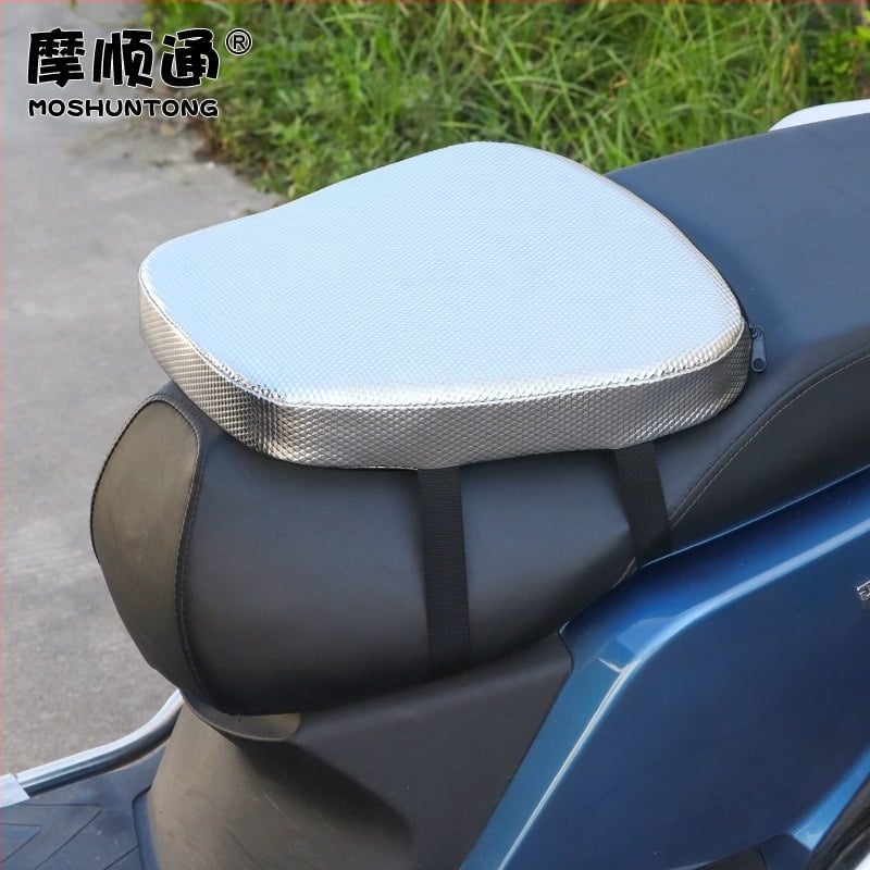 Perna de șezut pentru vehicule electrice, ridicată, cu absorbție a șocurilor, burete gros, PVC + burete, potrivire universală