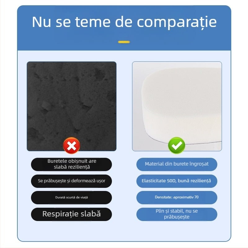 Perna de șezut pentru vehicule electrice, ridicată, cu absorbție a șocurilor, burete gros, PVC + burete, potrivire universală