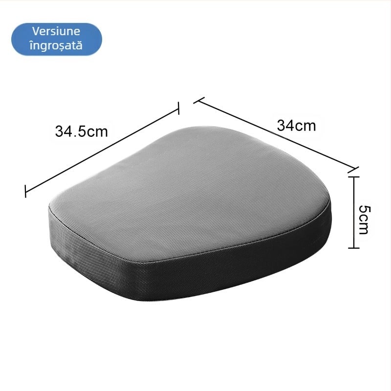 Perna de șezut pentru vehicule electrice, ridicată, cu absorbție a șocurilor, burete gros, PVC + burete, potrivire universală