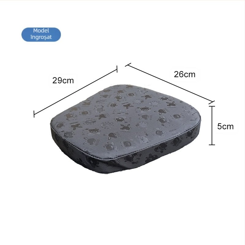 Perna de șezut pentru vehicule electrice, ridicată, cu absorbție a șocurilor, burete gros, PVC + burete, potrivire universală