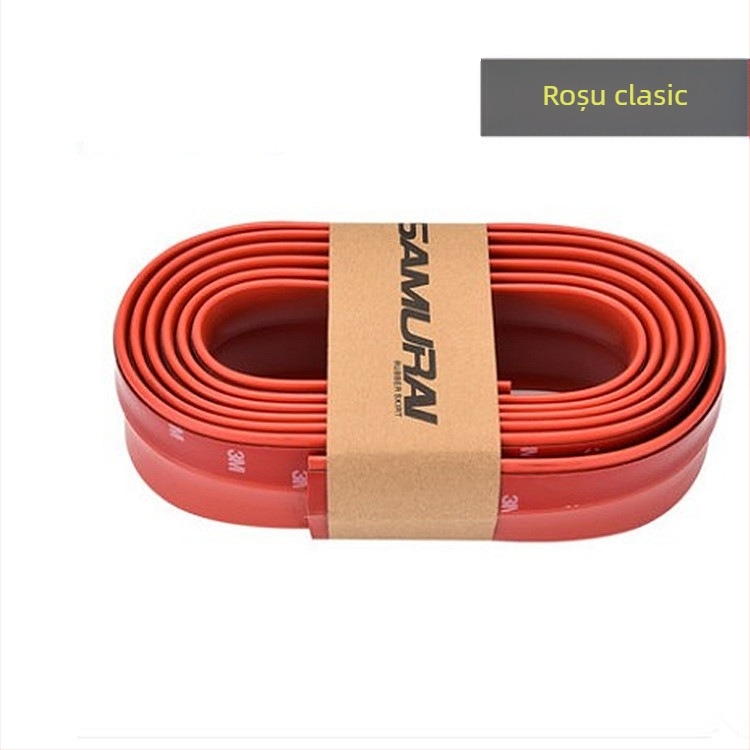 Bandă de cauciuc pentru buza frontală anti-coliziune – potrivire generală, material: cauciuc, model: buza frontală