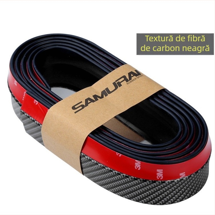 Bandă de cauciuc pentru buza frontală anti-coliziune – potrivire generală, material: cauciuc, model: buza frontală