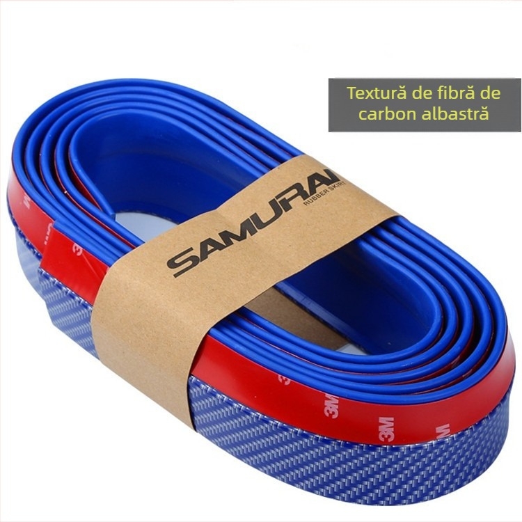 Bandă de cauciuc pentru buza frontală anti-coliziune – potrivire generală, material: cauciuc, model: buza frontală