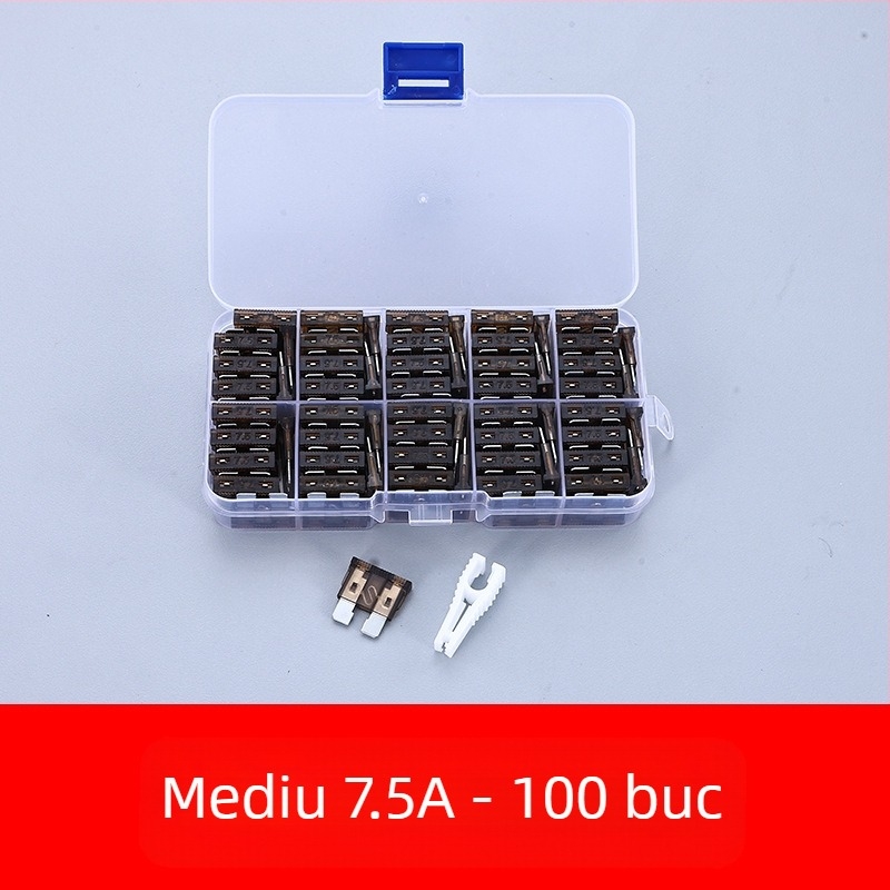Set de siguranțe auto 2A–35A, 100 buc., în cutie