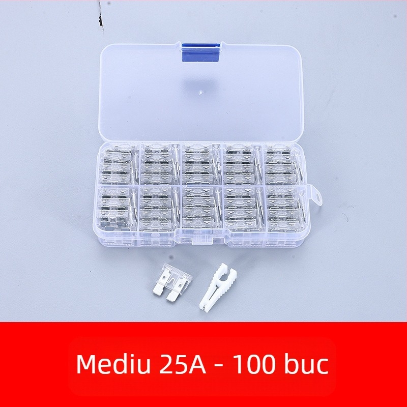 Set de siguranțe auto 2A–35A, 100 buc., în cutie