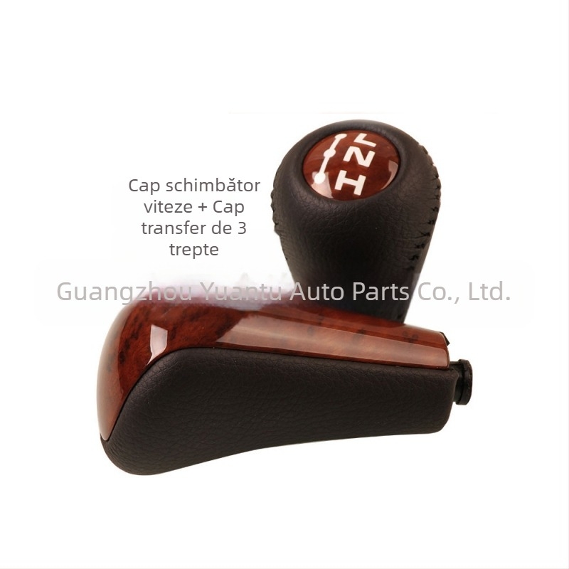 Buton schimbător de viteze din piele pentru Toyota Prado LC120 2003-2009, transmisie automată, Kangmen Auto Parts