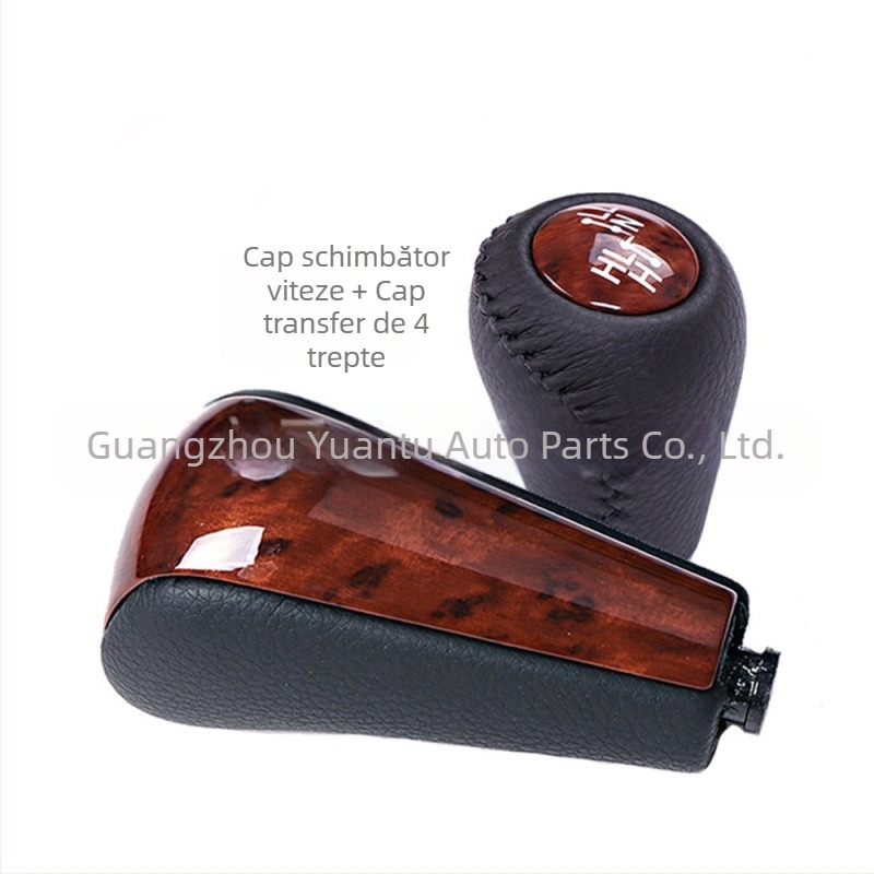 Buton schimbător de viteze din piele pentru Toyota Prado LC120 2003-2009, transmisie automată, Kangmen Auto Parts