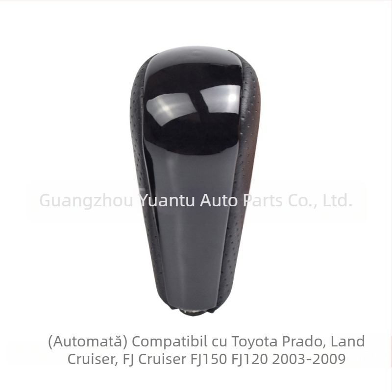 Buton schimbător de viteze din piele pentru Toyota Prado LC120 2003-2009, transmisie automată, Kangmen Auto Parts