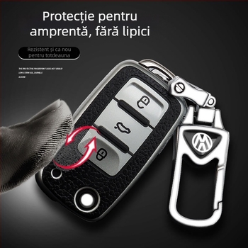 Carcasă pentru chei Volkswagen TPU – de înaltă clasă, Huihuang Da