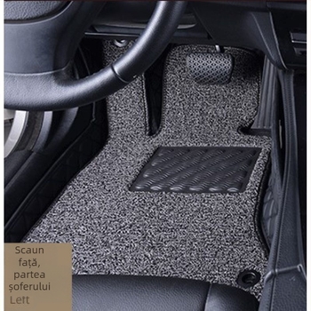 Covor auto pentru șofer, din piele, cu logo imprimat, Peugeot 301