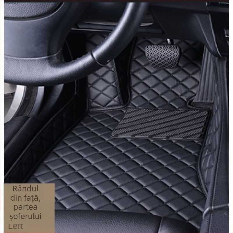 Covor auto pentru șofer, din piele, cu logo imprimat, Peugeot 301