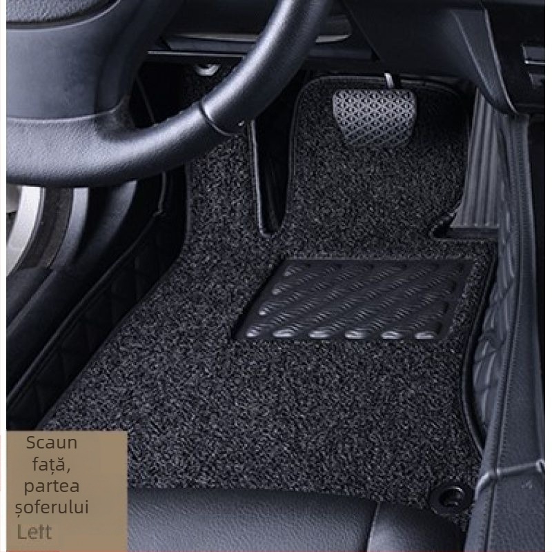 Covor auto pentru șofer, din piele, cu logo imprimat, Peugeot 301