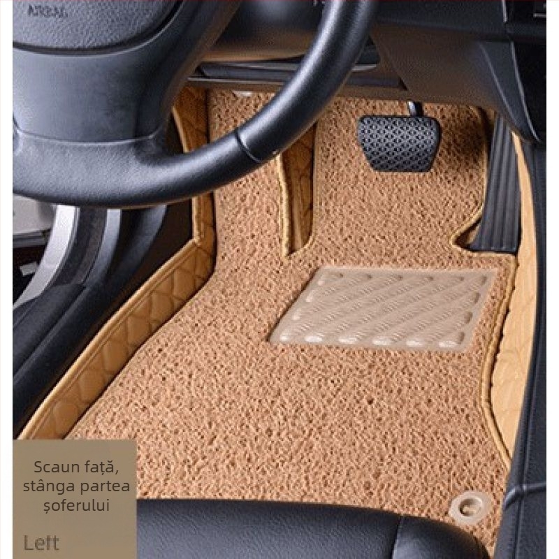 Covor auto pentru șofer, din piele, cu logo imprimat, Peugeot 301