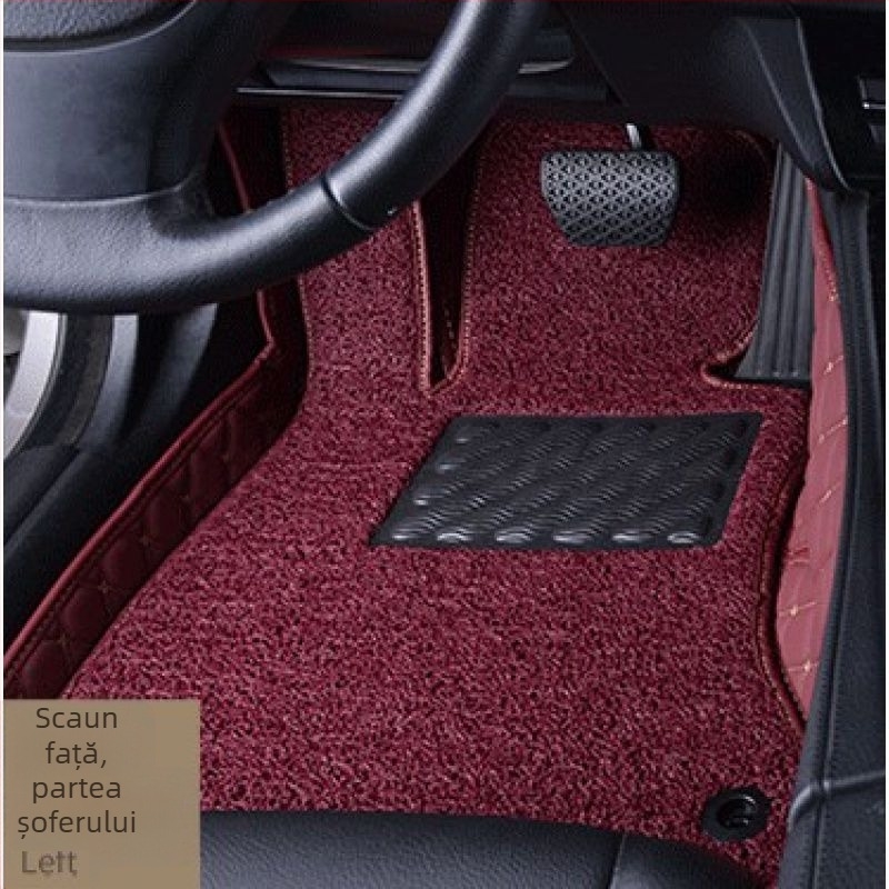 Covor auto pentru șofer, din piele, cu logo imprimat, Peugeot 301